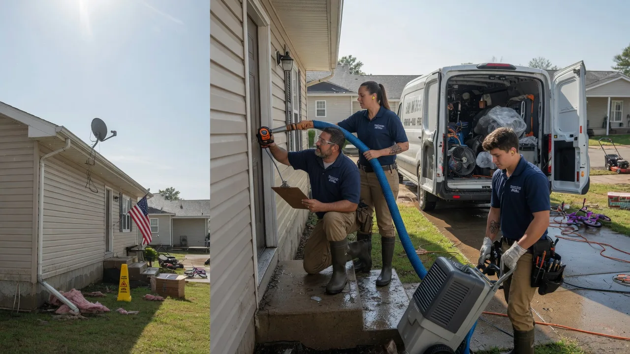 Ceiling Water Damage Restoration in Genoa, WV near me